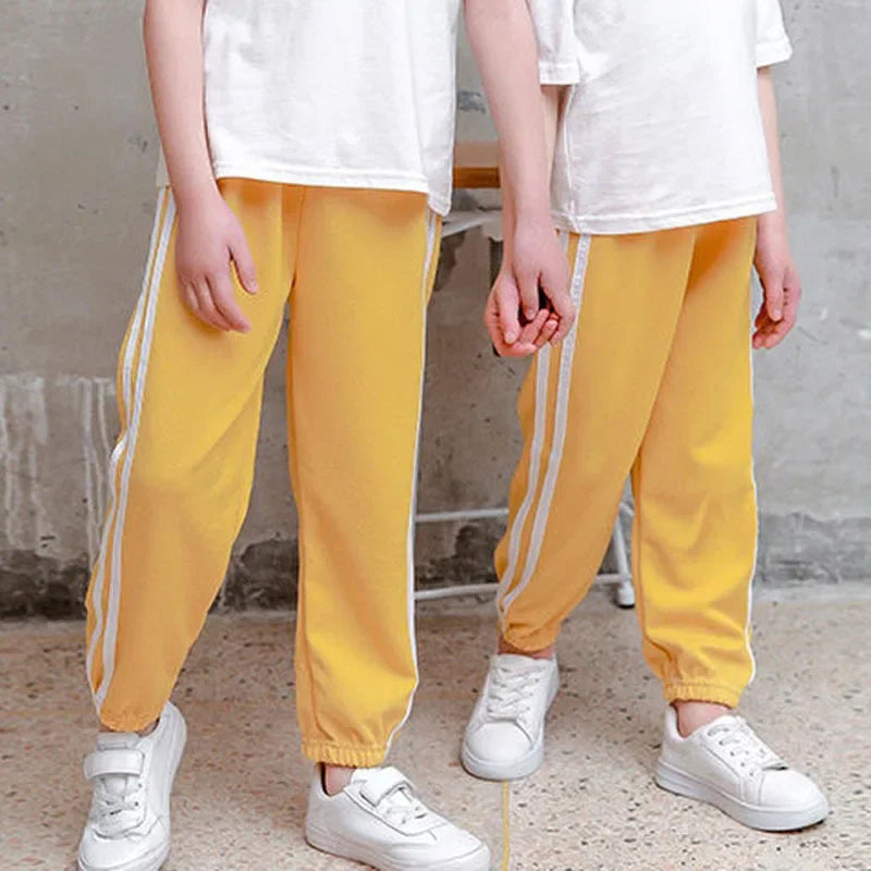 Fernando Side Stripe Patchwork Pants Children Breathable Sport - GuGuTon baby store - Baby Fashion - Toddlers Outfits - Babies Outfits - Toddler Clothes - Kids Clothing - Newborn Clothes - Newborn Wear - Kids Wear - Trending Clothes - Trending Outfits - Fall Fashion - Winter Fashion - Girls Clothes - Boys Clothes - Babies Wear - Kids Accessories - KidsWear - Summer Clothes - Summer Fashion - Summer Trend - Falls Sweaters - Tops - Bottom - Jeans - Blouse - Dresses - Newborn Dresses - Toys