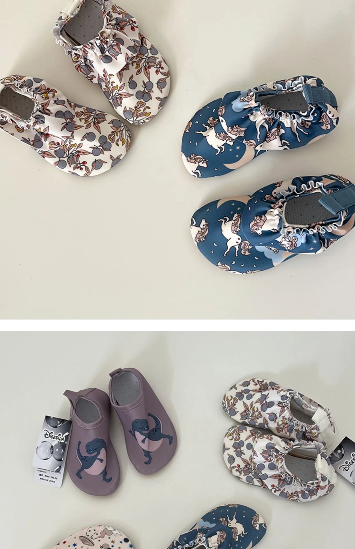 New Baby Boy Girl Beach Shoes KS Children Print Water Sports Sneakers Swimming Aqua Barefoot Shoes Kids Indoor Outdoor Slippers