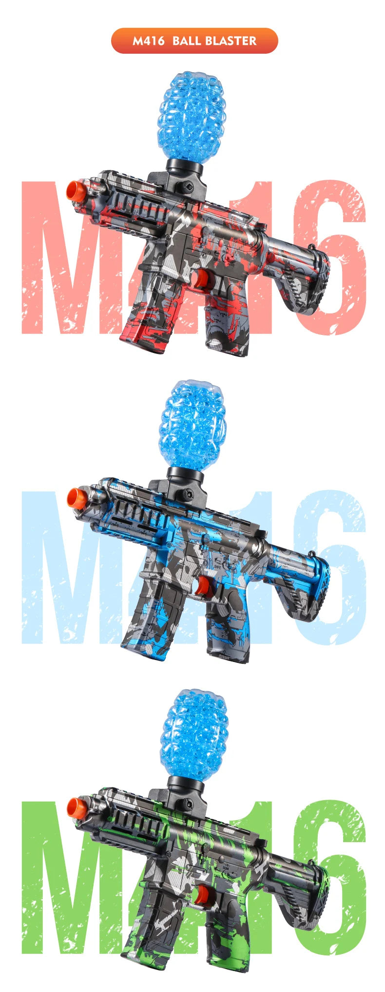 M416 Electric Ball Blaster for High-Speed Play