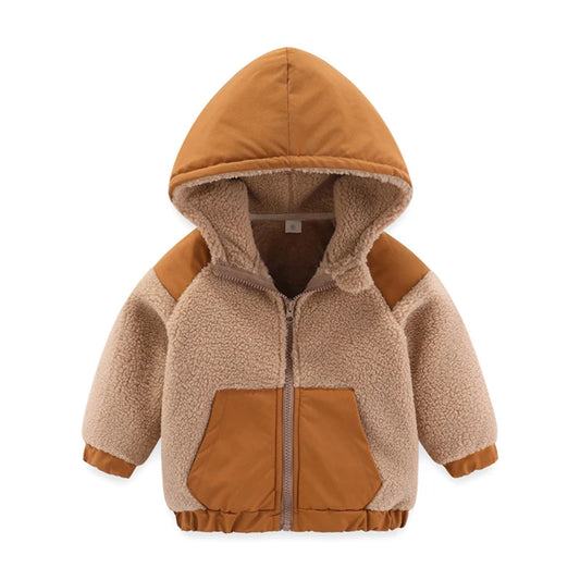 Saul Zipper Hooded Children Outerwear Sweater