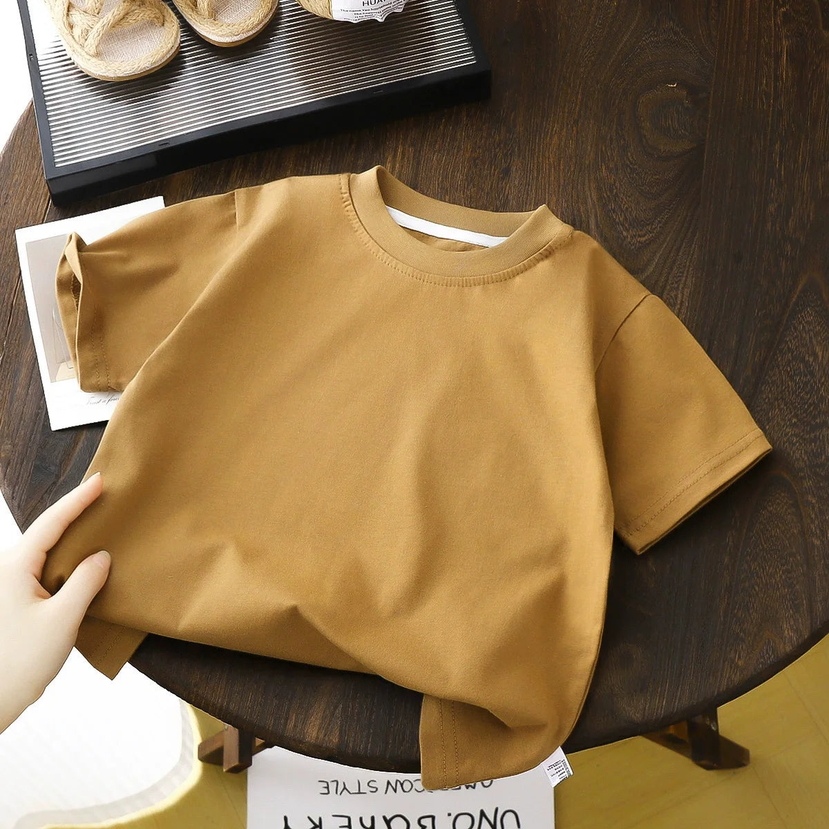 Otilio Children's Cotton Short Sleeve Tees - GuGuTon baby store - Baby Fashion - Toddlers Outfits - Babies Outfits - Toddler Clothes - Kids Clothing - Newborn Clothes - Newborn Wear - Kids Wear - Trending Clothes - Trending Outfits - Fall Fashion - Winter Fashion - Girls Clothes - Boys Clothes - Babies Wear - Kids Accessories - KidsWear - Summer Clothes - Summer Fashion - Summer Trend - Falls Sweaters - Tops - Bottom - Jeans - Blouse - Dresses - Newborn Dresses - Toys