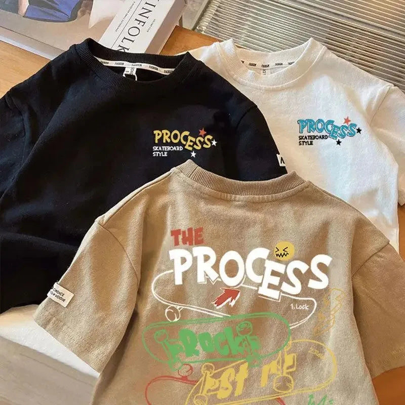 Erick Boys Summer Popular Cotton Tees - GuGuTon baby store - Baby Fashion - Toddlers Outfits - Babies Outfits - Toddler Clothes - Kids Clothing - Newborn Clothes - Newborn Wear - Kids Wear - Trending Clothes - Trending Outfits - Fall Fashion - Winter Fashion - Girls Clothes - Boys Clothes - Babies Wear - Kids Accessories - KidsWear - Summer Clothes - Summer Fashion - Summer Trend - Falls Sweaters - Tops - Bottom - Jeans - Blouse - Dresses - Newborn Dresses - Toys