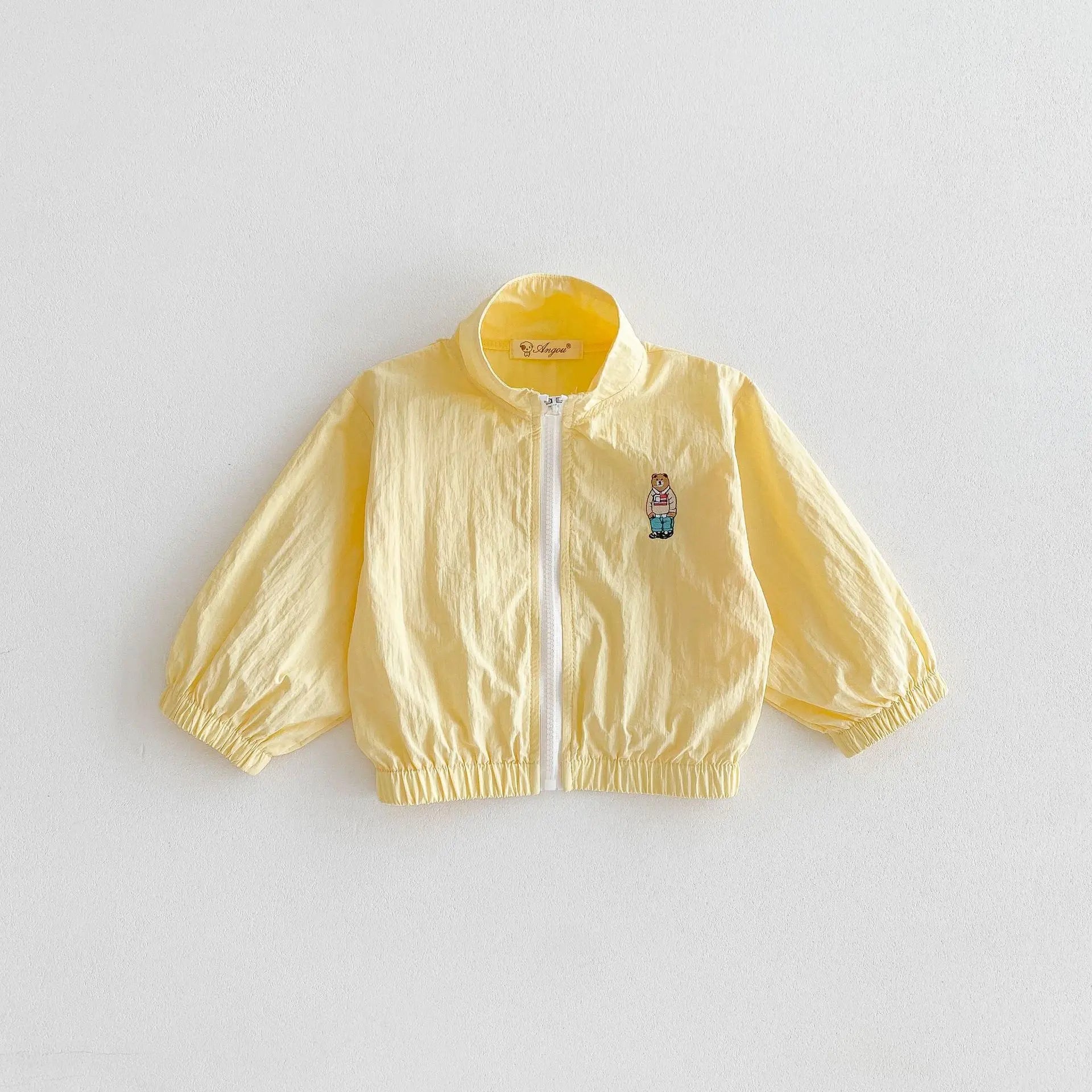 Sara Summer Cartoon Bear Girl Jacket Baby Embroidery - GuGuTon baby store - Baby Fashion - Toddlers Outfits - Babies Outfits - Toddler Clothes - Kids Clothing - Newborn Clothes - Newborn Wear - Kids Wear - Trending Clothes - Trending Outfits - Fall Fashion - Winter Fashion - Girls Clothes - Boys Clothes - Babies Wear - Kids Accessories - KidsWear - Summer Clothes - Summer Fashion - Summer Trend - Falls Sweaters - Tops - Bottom - Jeans - Blouse - Dresses - Newborn Dresses - Toys