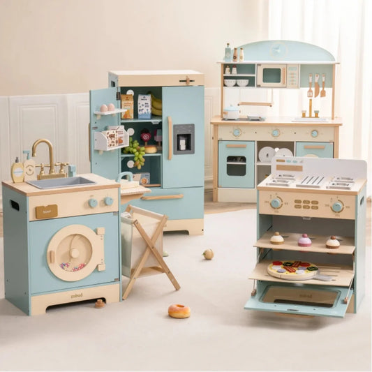 Robotime Robud Kitchen Washer Playset Play Kitchen Fridge Refrigerator  Kitchen Playset