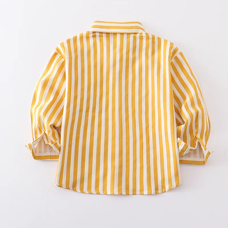 Rodrigo Striped Shirt Long-Sleeve Shirt - GuGuTon baby store - Baby Fashion - Toddlers Outfits - Babies Outfits - Toddler Clothes - Kids Clothing - Newborn Clothes - Newborn Wear - Kids Wear - Trending Clothes - Trending Outfits - Fall Fashion - Winter Fashion - Girls Clothes - Boys Clothes - Babies Wear - Kids Accessories - KidsWear - Summer Clothes - Summer Fashion - Summer Trend - Falls Sweaters - Tops - Bottom - Jeans - Blouse - Dresses - Newborn Dresses - Toys