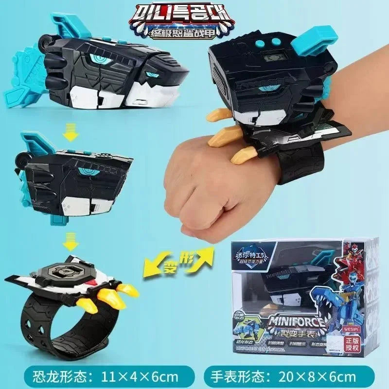 Miniforce X Watch Toy Super Dinosaur Power Mecha Deformation Robot
