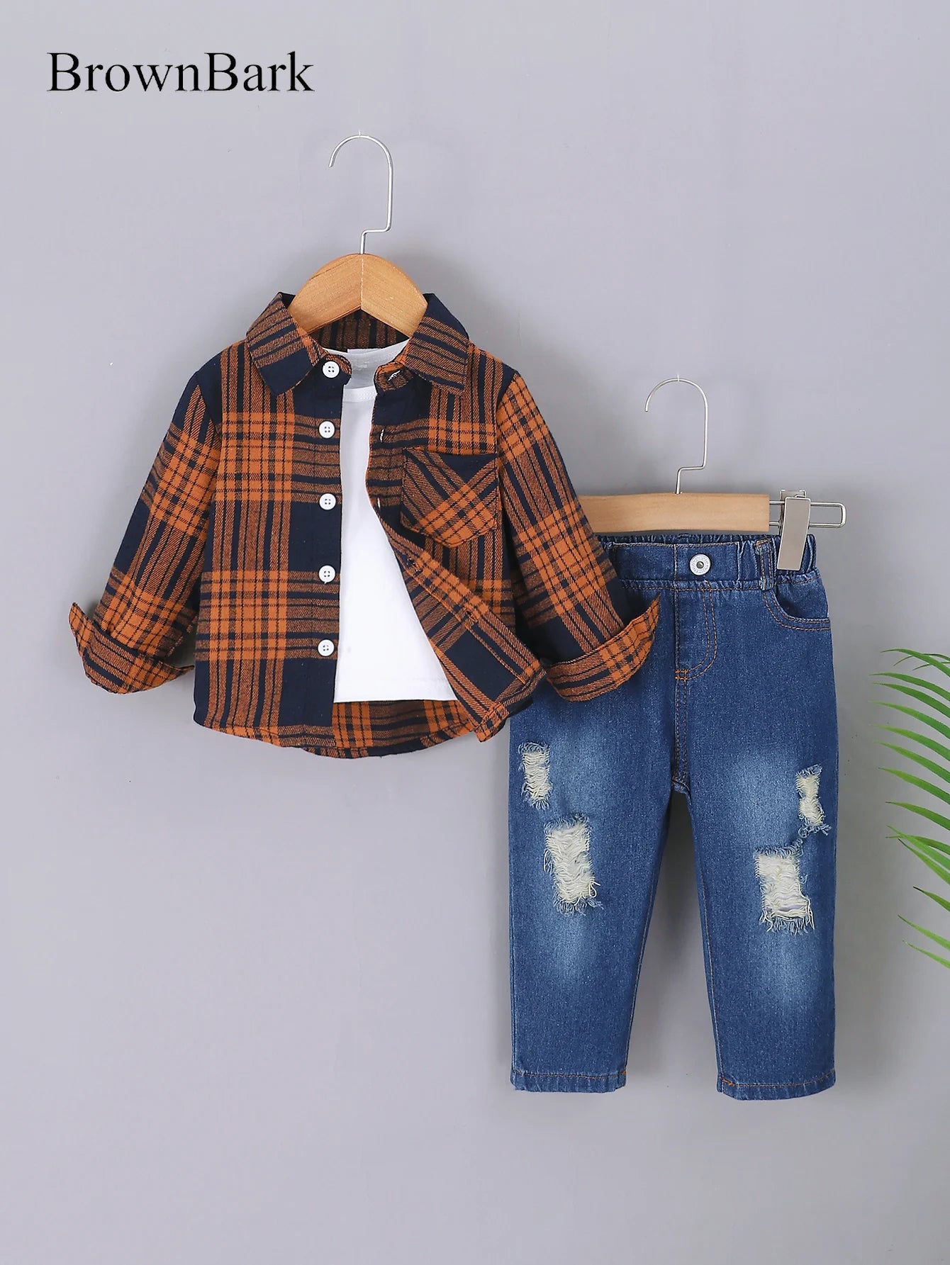 Toddler Winter Outfits Denim Jeans Set for Ages