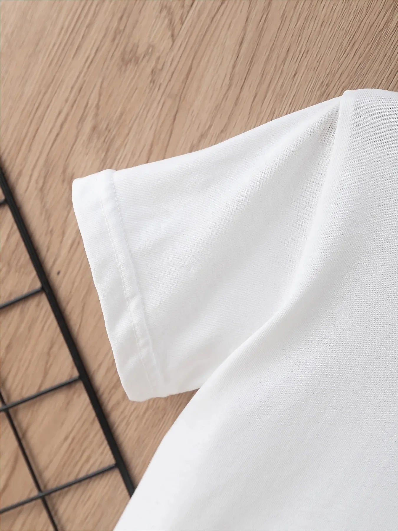 Elida Polyester Short-Sleeve Colorful Casual Top