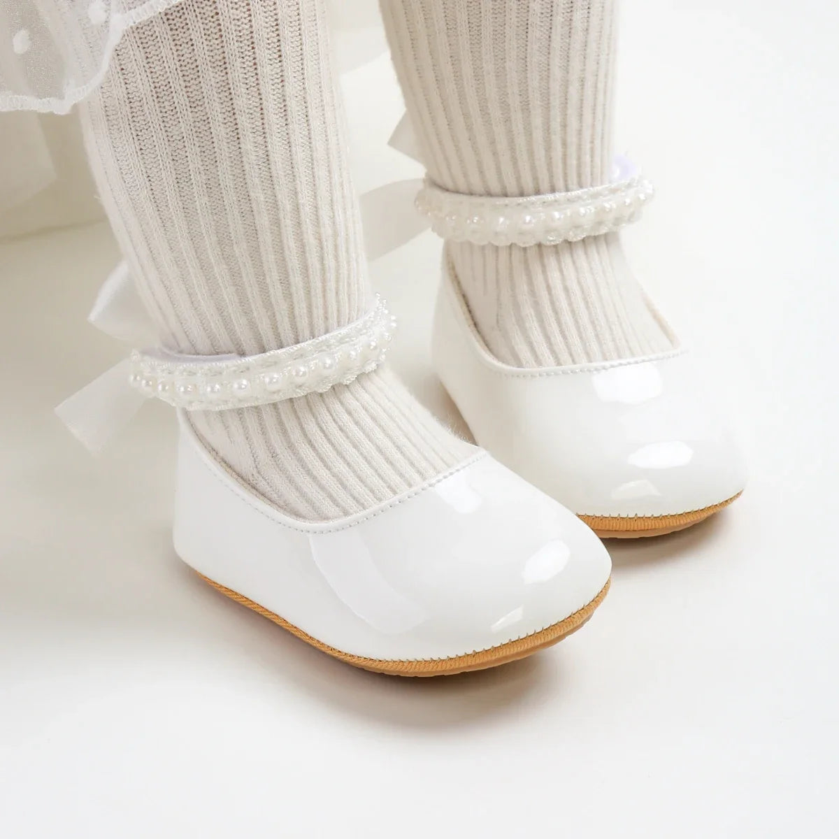 Baby girl princess shoes birthday shoes 0-18 months baby walking shoes soft soled bow shoes