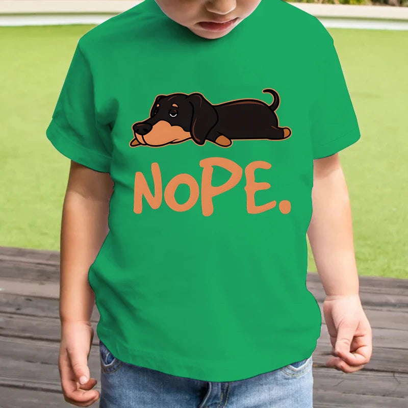 Isabel Graphics Nope Print Sleeve Fashion Trend Tops Girls - GuGuTon baby store - Baby Fashion - Toddlers Outfits - Babies Outfits - Toddler Clothes - Kids Clothing - Newborn Clothes - Newborn Wear - Kids Wear - Trending Clothes - Trending Outfits - Fall Fashion - Winter Fashion - Girls Clothes - Boys Clothes - Babies Wear - Kids Accessories - KidsWear - Summer Clothes - Summer Fashion - Summer Trend - Falls Sweaters - Tops - Bottom - Jeans - Blouse - Dresses - Newborn Dresses - Toys