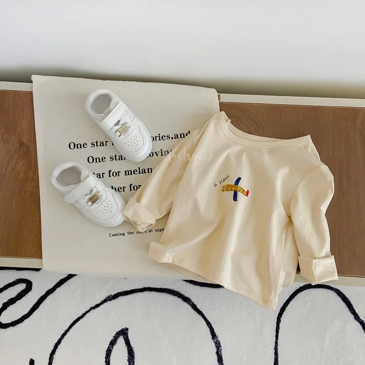 Manuel Autumn Boy Baby Print Long Sleeve T-shirt - GuGuTon baby store - Baby Fashion - Toddlers Outfits - Babies Outfits - Toddler Clothes - Kids Clothing - Newborn Clothes - Newborn Wear - Kids Wear - Trending Clothes - Trending Outfits - Fall Fashion - Winter Fashion - Girls Clothes - Boys Clothes - Babies Wear - Kids Accessories - KidsWear - Summer Clothes - Summer Fashion - Summer Trend - Falls Sweaters - Tops - Bottom - Jeans - Blouse - Dresses - Newborn Dresses - Toys