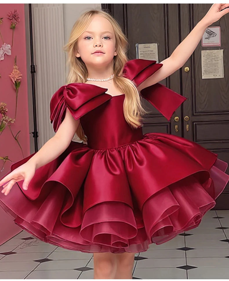 Girls' Christmas Dress, Birthday Party Dress, Important Holiday Ball Gown, Flower Girl Dress