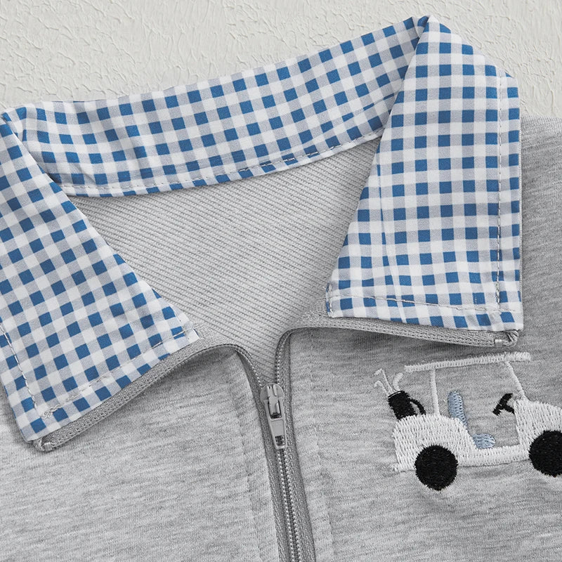 Kevin Toddler Golf Outfit Sweater