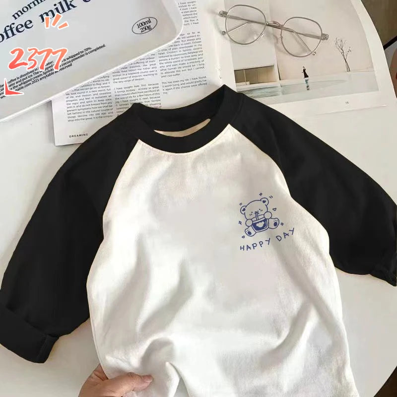 Bernard Children's Pure Cotton Long sleeved T-shirt - GuGuTon baby store - Baby Fashion - Toddlers Outfits - Babies Outfits - Toddler Clothes - Kids Clothing - Newborn Clothes - Newborn Wear - Kids Wear - Trending Clothes - Trending Outfits - Fall Fashion - Winter Fashion - Girls Clothes - Boys Clothes - Babies Wear - Kids Accessories - KidsWear - Summer Clothes - Summer Fashion - Summer Trend - Falls Sweaters - Tops - Bottom - Jeans - Blouse - Dresses - Newborn Dresses - Toys