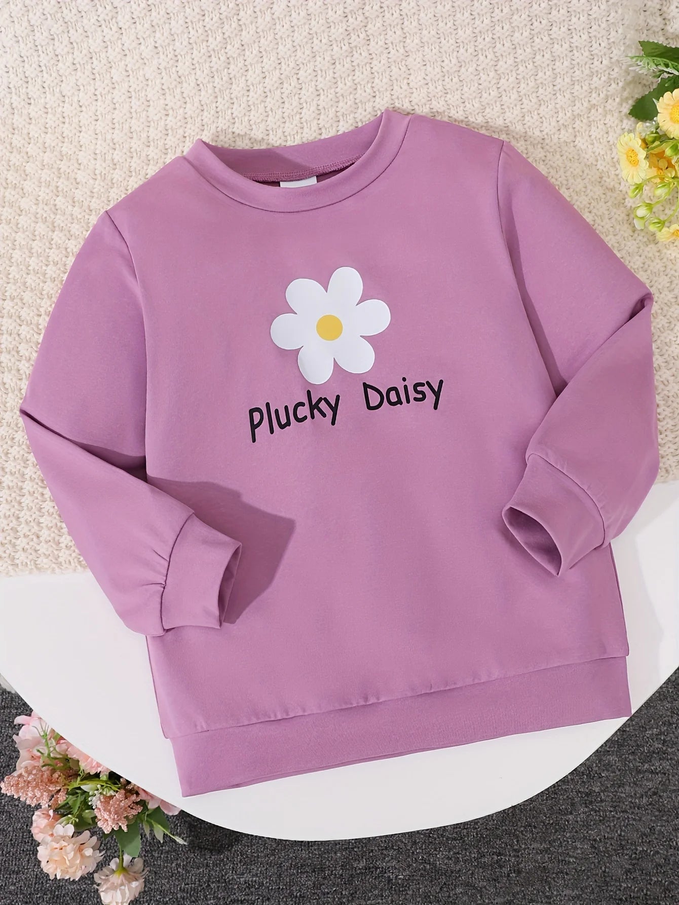 Leslie Floral Long Sleeve Tops for Girls