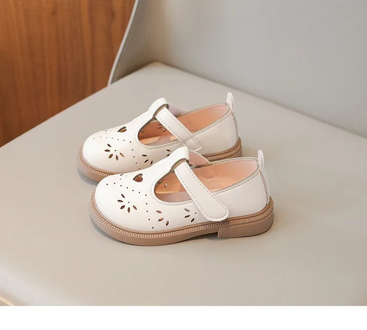 Summer Girls Love Shoes Breathable Suitable for School Footwear Autumn Flats