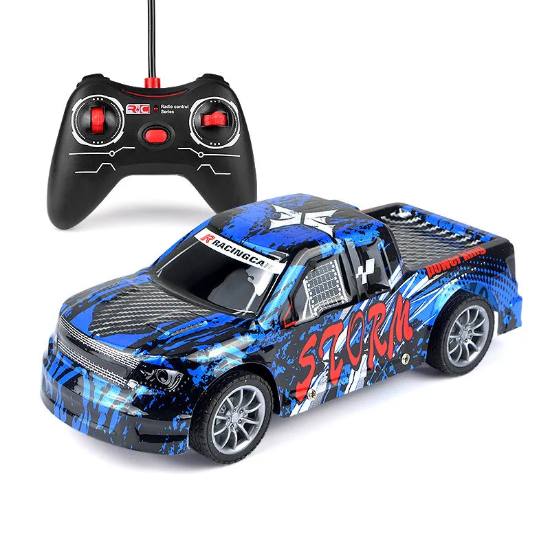 Children'S Remote Control Car, Electric Toy Car, Four-Way Wireless 1:18 Simulation Model, Racing Car, Gift Stall, Street Vendor