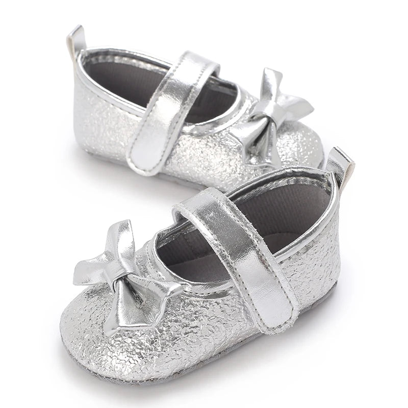 Baby Girls Shoes 0-18 Months First Walkers Soft Sole Spring Autumn Cute Bow Princess Shoes