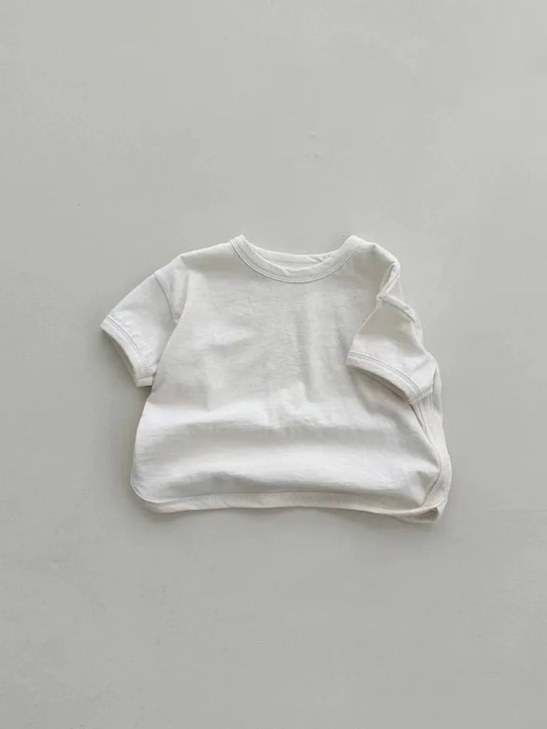 Mateo Infant Cotton Short Sleeve Tees - GuGuTon baby store - Baby Fashion - Toddlers Outfits - Babies Outfits - Toddler Clothes - Kids Clothing - Newborn Clothes - Newborn Wear - Kids Wear - Trending Clothes - Trending Outfits - Fall Fashion - Winter Fashion - Girls Clothes - Boys Clothes - Babies Wear - Kids Accessories - KidsWear - Summer Clothes - Summer Fashion - Summer Trend - Falls Sweaters - Tops - Bottom - Jeans - Blouse - Dresses - Newborn Dresses - Toys