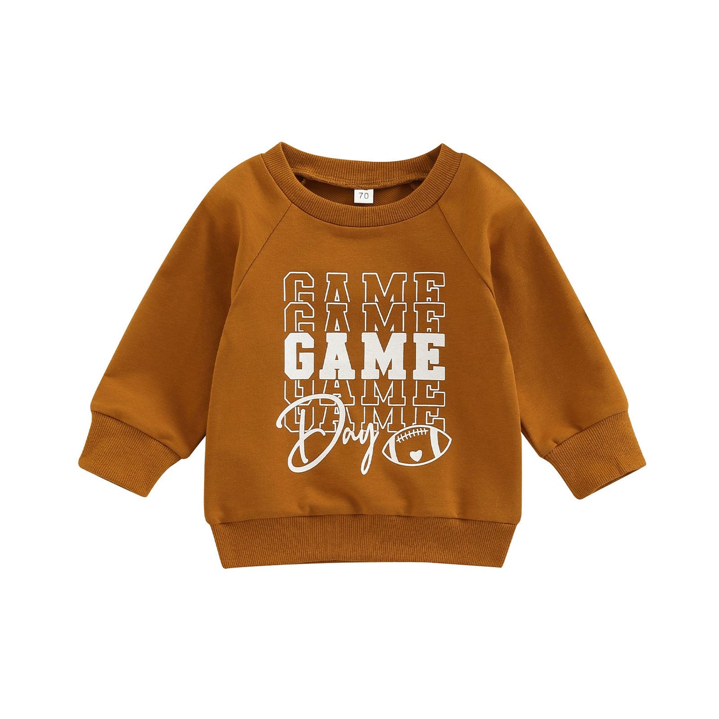 Kenia Girl Casual Pullovers Long Sleeve Game Day Football Hockey Print