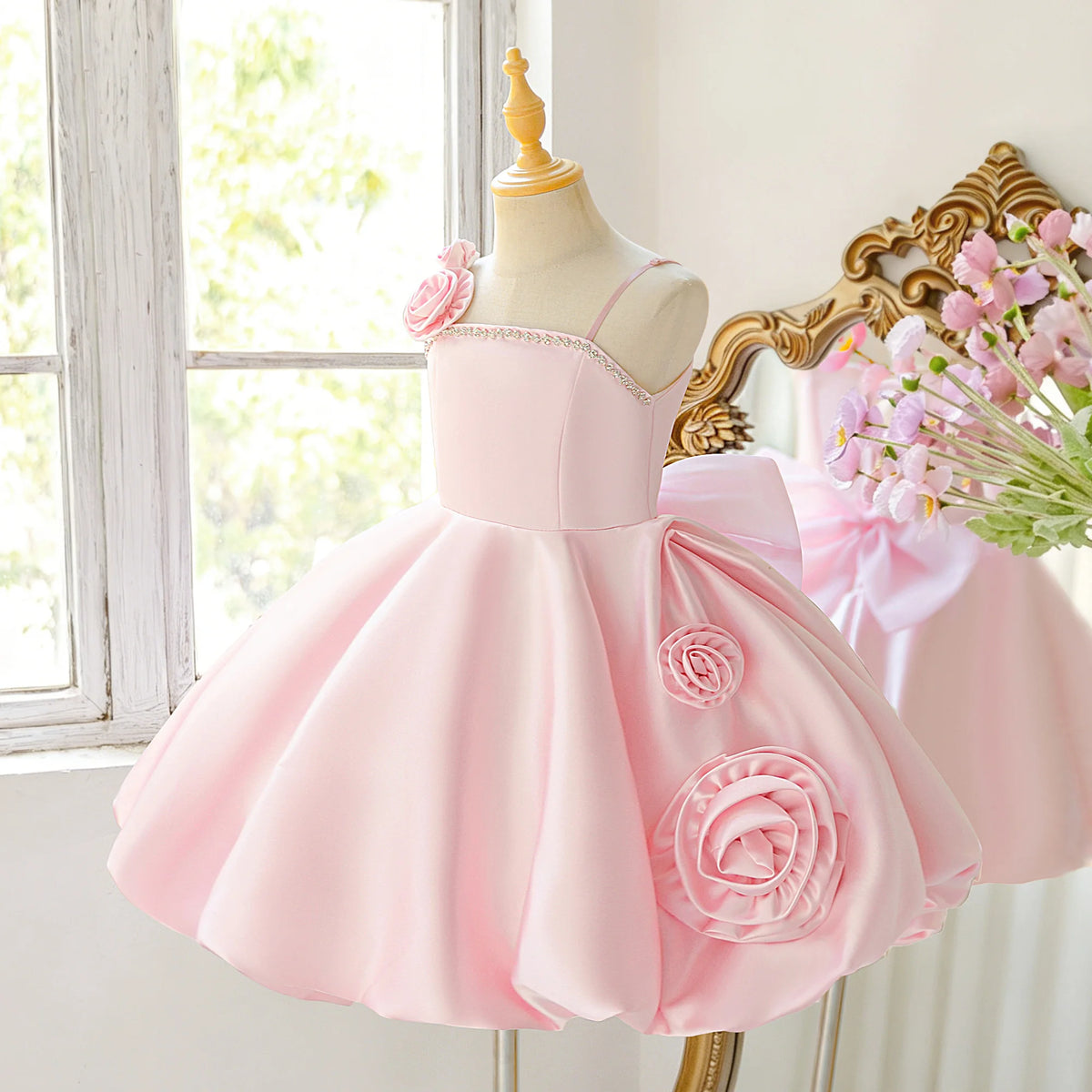 Girls' dresses princess dresses flower girl dresses birthday performance dresses