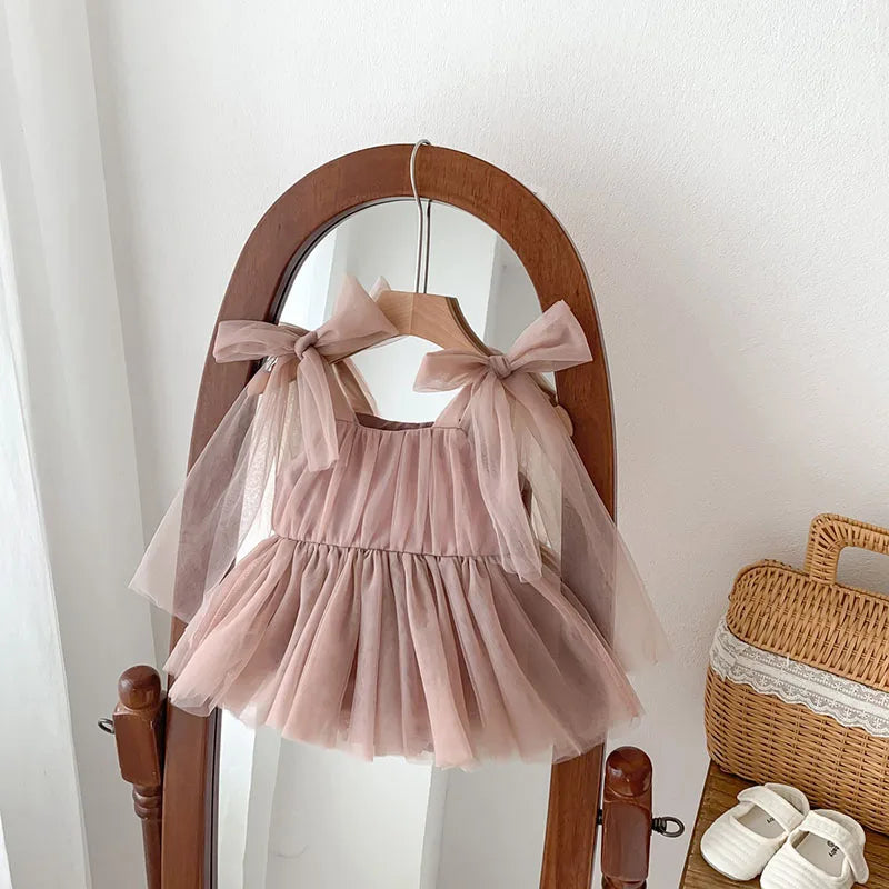 Ana Sleeveless Lace Bodysuit for Baby Girls