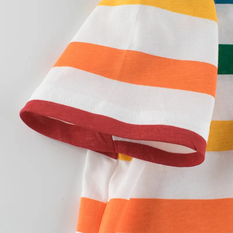 Julian Casual Short Sleeve Cotton Tees - GuGuTon baby store - Baby Fashion - Toddlers Outfits - Babies Outfits - Toddler Clothes - Kids Clothing - Newborn Clothes - Newborn Wear - Kids Wear - Trending Clothes - Trending Outfits - Fall Fashion - Winter Fashion - Girls Clothes - Boys Clothes - Babies Wear - Kids Accessories - KidsWear - Summer Clothes - Summer Fashion - Summer Trend - Falls Sweaters - Tops - Bottom - Jeans - Blouse - Dresses - Newborn Dresses - Toys