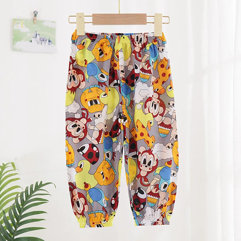 Asier Summer New Disney Cartoon Print Loose Bloomers