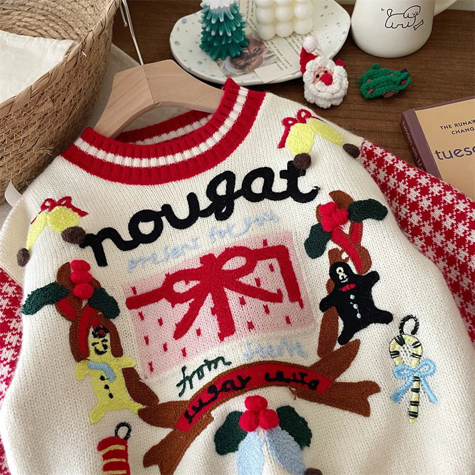 Brady Autumn Winter Mom And Daughter Sweater - GuGuTon baby store - Baby Fashion - Toddlers Outfits - Babies Outfits - Toddler Clothes - Kids Clothing - Newborn Clothes - Newborn Wear - Kids Wear - Trending Clothes - Trending Outfits - Fall Fashion - Winter Fashion - Girls Clothes - Boys Clothes - Babies Wear - Kids Accessories - KidsWear - Summer Clothes - Summer Fashion - Summer Trend - Falls Sweaters - Tops - Bottom - Jeans - Blouse - Dresses - Newborn Dresses - Toys