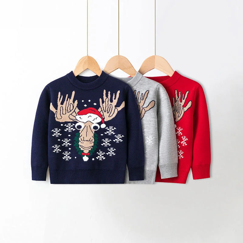 Harry Christmas Children Knit Clothes New Sweaters