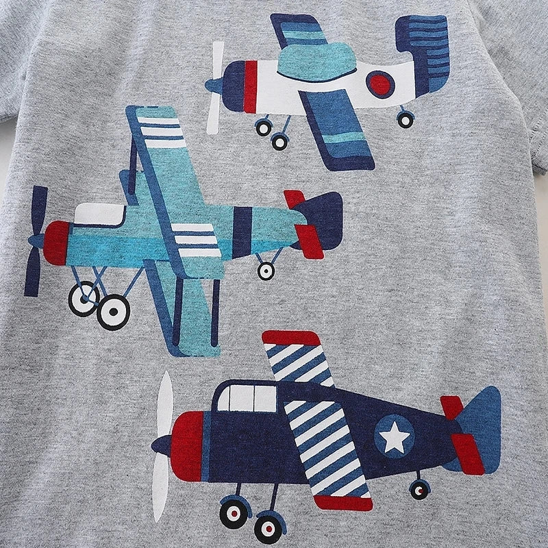 Jose Cotton Cartoon knit Aeroplane Tees - GuGuTon baby store - Baby Fashion - Toddlers Outfits - Babies Outfits - Toddler Clothes - Kids Clothing - Newborn Clothes - Newborn Wear - Kids Wear - Trending Clothes - Trending Outfits - Fall Fashion - Winter Fashion - Girls Clothes - Boys Clothes - Babies Wear - Kids Accessories - KidsWear - Summer Clothes - Summer Fashion - Summer Trend - Falls Sweaters - Tops - Bottom - Jeans - Blouse - Dresses - Newborn Dresses - Toys