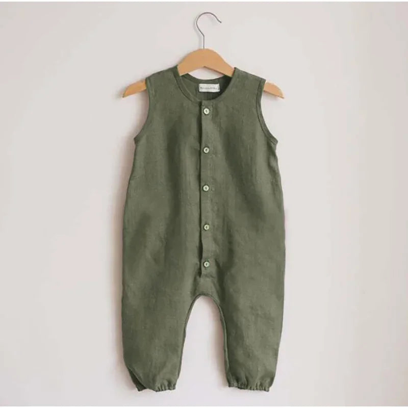 Gabriela Jumpsuits Button Sleeveless Kids good clothes - GuGuTon baby store - Baby Fashion - Toddlers Outfits - Babies Outfits - Toddler Clothes - Kids Clothing - Newborn Clothes - Newborn Wear - Kids Wear - Trending Clothes - Trending Outfits - Fall Fashion - Winter Fashion - Girls Clothes - Boys Clothes - Babies Wear - Kids Accessories - KidsWear - Summer Clothes - Summer Fashion - Summer Trend - Falls Sweaters - Tops - Bottom - Jeans - Blouse - Dresses - Newborn Dresses - Toys