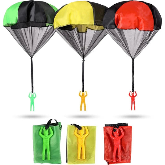 Parachute Toys for Kids Tangle Free Outdoor Flying Parachute Men Outside Toys