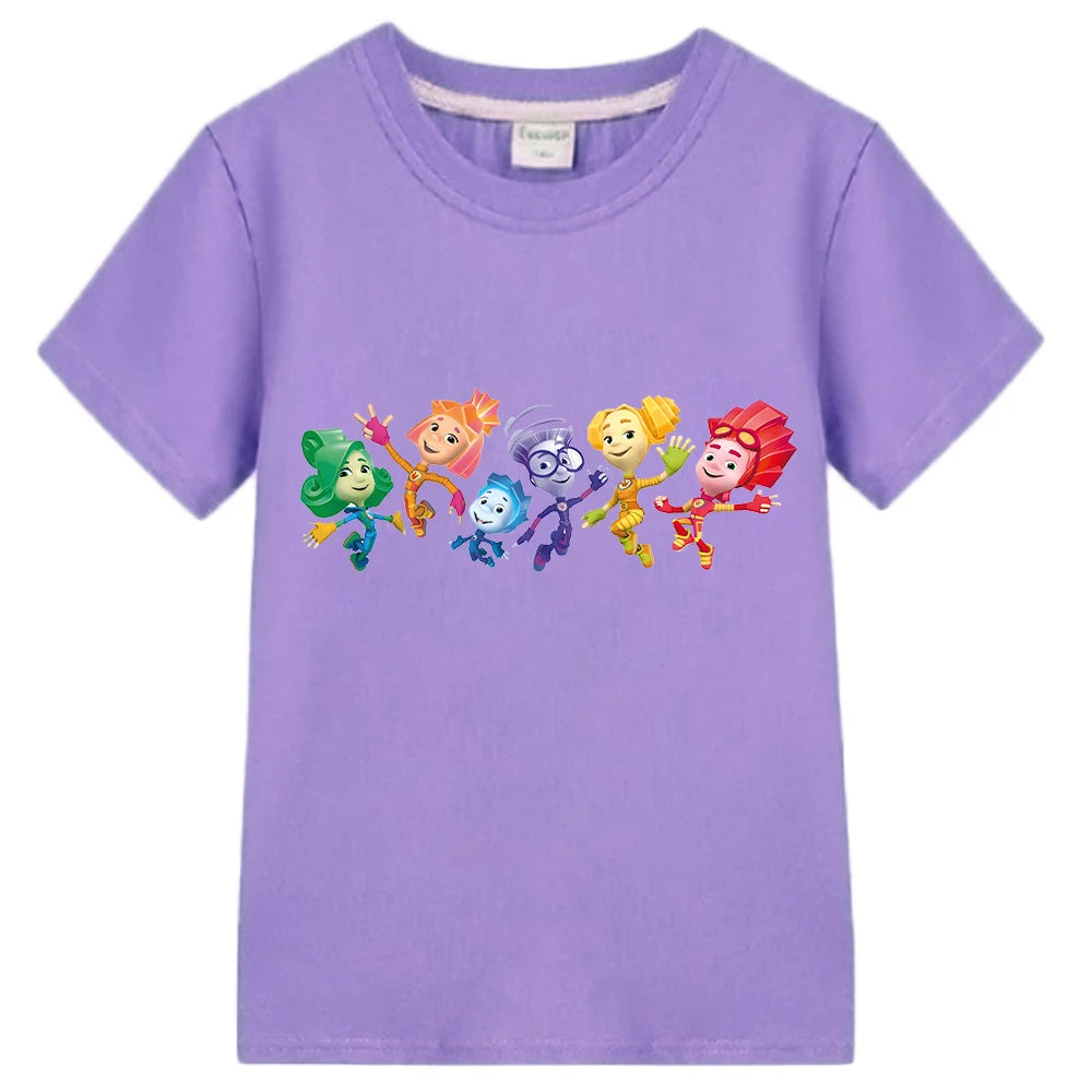 Lisandro Round Neck Loose Cute Print Tees - GuGuTon baby store - Baby Fashion - Toddlers Outfits - Babies Outfits - Toddler Clothes - Kids Clothing - Newborn Clothes - Newborn Wear - Kids Wear - Trending Clothes - Trending Outfits - Fall Fashion - Winter Fashion - Girls Clothes - Boys Clothes - Babies Wear - Kids Accessories - KidsWear - Summer Clothes - Summer Fashion - Summer Trend - Falls Sweaters - Tops - Bottom - Jeans - Blouse - Dresses - Newborn Dresses - Toys