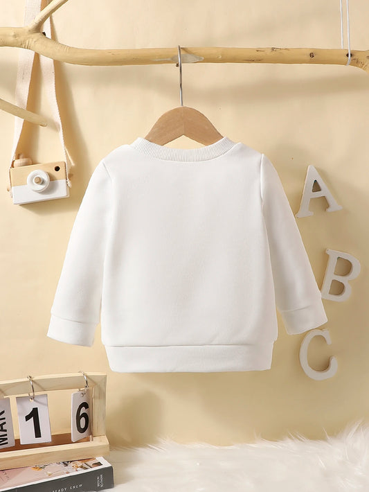 Ian Round Neck Long Sleeve Cartoon Bamboo Sweater