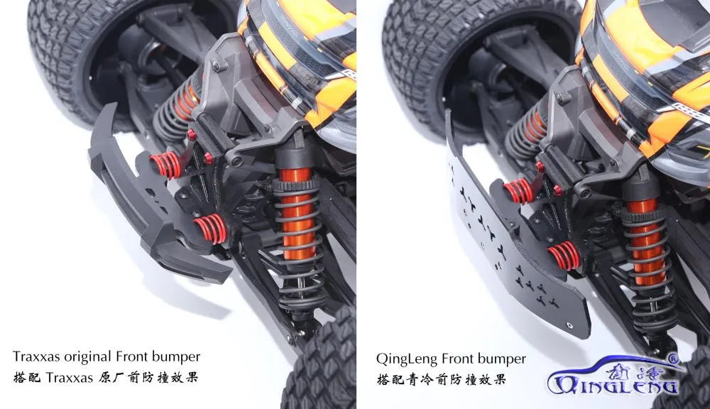 Nylon Material Front Bumper Kit+Connector For TRAXXAS 1/6 4WD XRT 8S-78086-4(qingleng)
