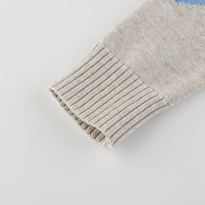 Milton Long Sleeves Round Neck Sweater - GuGuTon baby store - Baby Fashion - Toddlers Outfits - Babies Outfits - Toddler Clothes - Kids Clothing - Newborn Clothes - Newborn Wear - Kids Wear - Trending Clothes - Trending Outfits - Fall Fashion - Winter Fashion - Girls Clothes - Boys Clothes - Babies Wear - Kids Accessories - KidsWear - Summer Clothes - Summer Fashion - Summer Trend - Falls Sweaters - Tops - Bottom - Jeans - Blouse - Dresses - Newborn Dresses - Toys