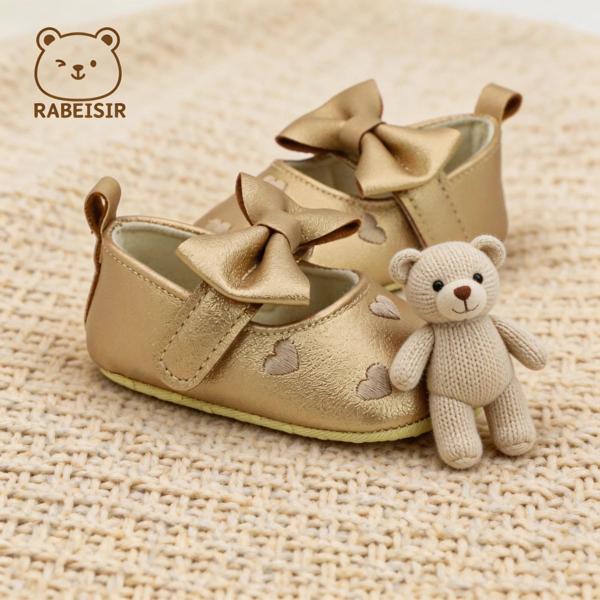 Baby Girl Toddler Shoes Baby embroidery Love Style Baby's First Pair of Step Shoes Breathable Non-Slip Fashion