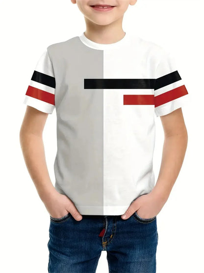 Victor Clothes Casual Short Sleeve Tees - GuGuTon baby store - Baby Fashion - Toddlers Outfits - Babies Outfits - Toddler Clothes - Kids Clothing - Newborn Clothes - Newborn Wear - Kids Wear - Trending Clothes - Trending Outfits - Fall Fashion - Winter Fashion - Girls Clothes - Boys Clothes - Babies Wear - Kids Accessories - KidsWear - Summer Clothes - Summer Fashion - Summer Trend - Falls Sweaters - Tops - Bottom - Jeans - Blouse - Dresses - Newborn Dresses - Toys