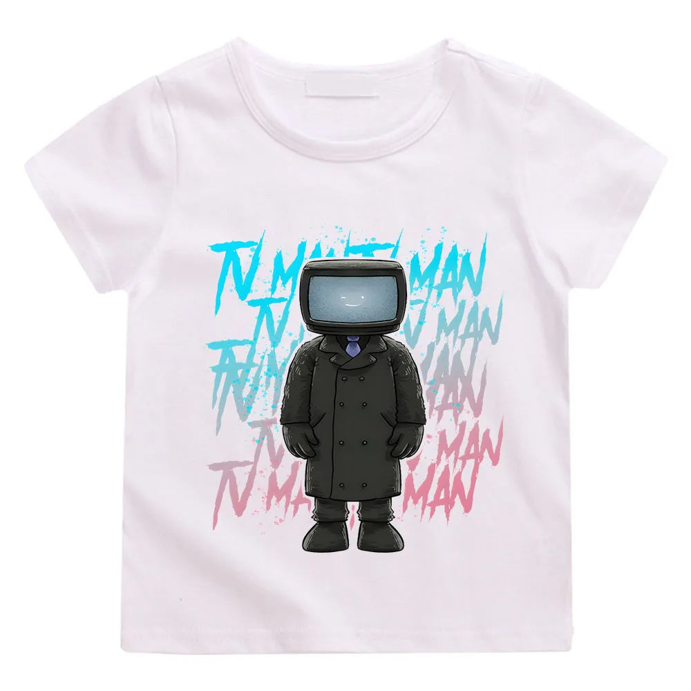 Nabil Short Sleeve Speakerman Print Child Tees - GuGuTon baby store - Baby Fashion - Toddlers Outfits - Babies Outfits - Toddler Clothes - Kids Clothing - Newborn Clothes - Newborn Wear - Kids Wear - Trending Clothes - Trending Outfits - Fall Fashion - Winter Fashion - Girls Clothes - Boys Clothes - Babies Wear - Kids Accessories - KidsWear - Summer Clothes - Summer Fashion - Summer Trend - Falls Sweaters - Tops - Bottom - Jeans - Blouse - Dresses - Newborn Dresses - Toys