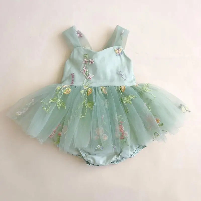 Luna Baby Girl Princess Flower Sling Romper Embroidery - GuGuTon baby store - Baby Fashion - Toddlers Outfits - Babies Outfits - Toddler Clothes - Kids Clothing - Newborn Clothes - Newborn Wear - Kids Wear - Trending Clothes - Trending Outfits - Fall Fashion - Winter Fashion - Girls Clothes - Boys Clothes - Babies Wear - Kids Accessories - KidsWear - Summer Clothes - Summer Fashion - Summer Trend - Falls Sweaters - Tops - Bottom - Jeans - Blouse - Dresses - Newborn Dresses - Toys