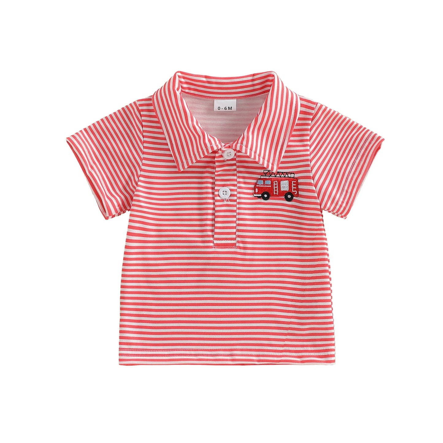 Yudy Patriotic Short Sleeve Loose Fit Top