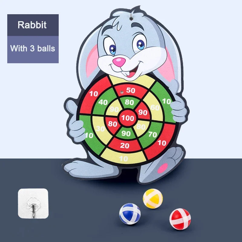 Educational Games Dart Board Baby Toy Stickey Ball Dart Montessori Games