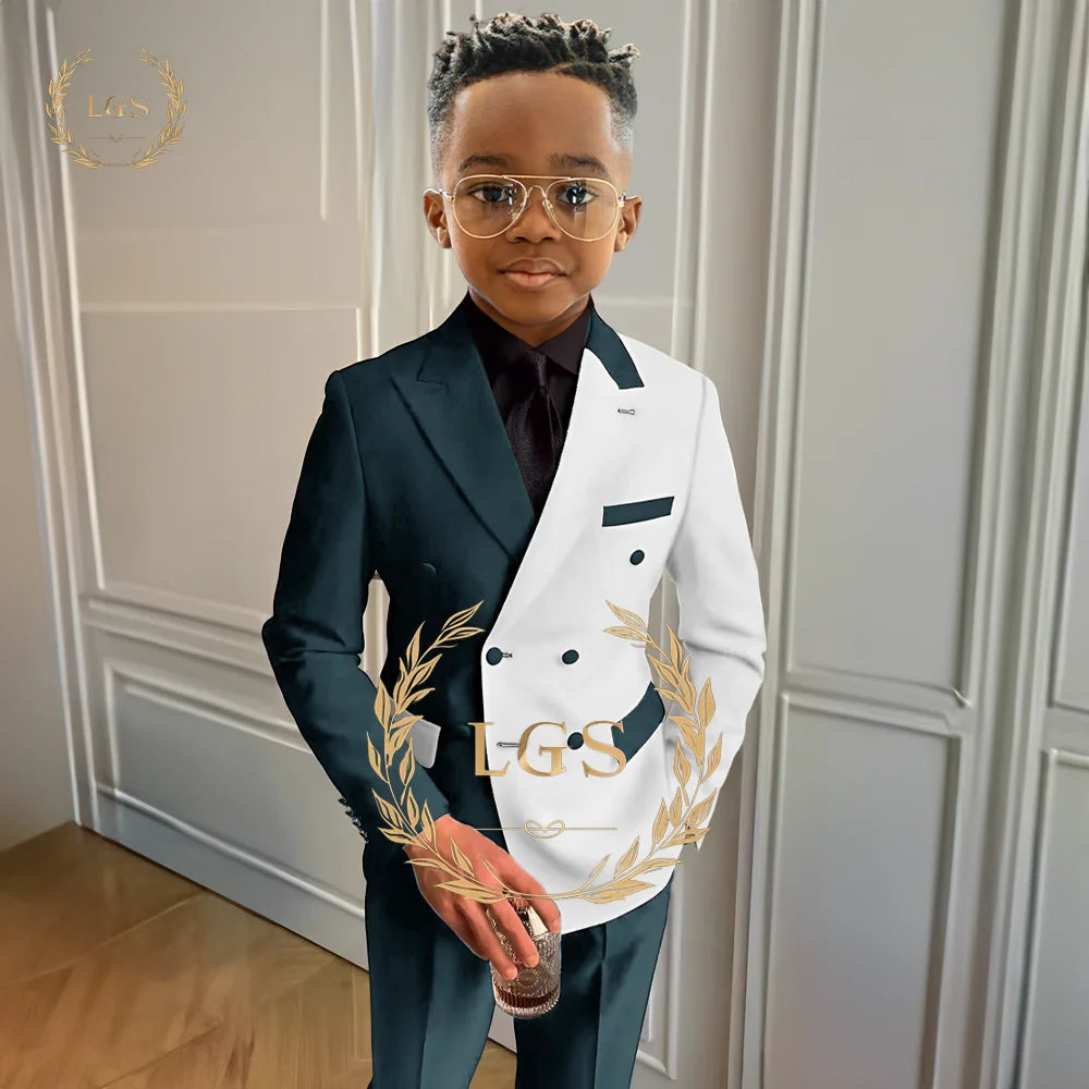 Hugo Boys Formal Elegant Suit 2 Piece Set (Jacket and Pants) Kids Wedding - GuGuTon baby store - Baby Fashion - Toddlers Outfits - Babies Outfits - Toddler Clothes - Kids Clothing - Newborn Clothes - Newborn Wear - Kids Wear - Trending Clothes - Trending Outfits - Fall Fashion - Winter Fashion - Girls Clothes - Boys Clothes - Babies Wear - Kids Accessories - KidsWear - Summer Clothes - Summer Fashion - Summer Trend - Falls Sweaters - Tops - Bottom - Jeans - Blouse - Dresses - Newborn Dresses - Toys