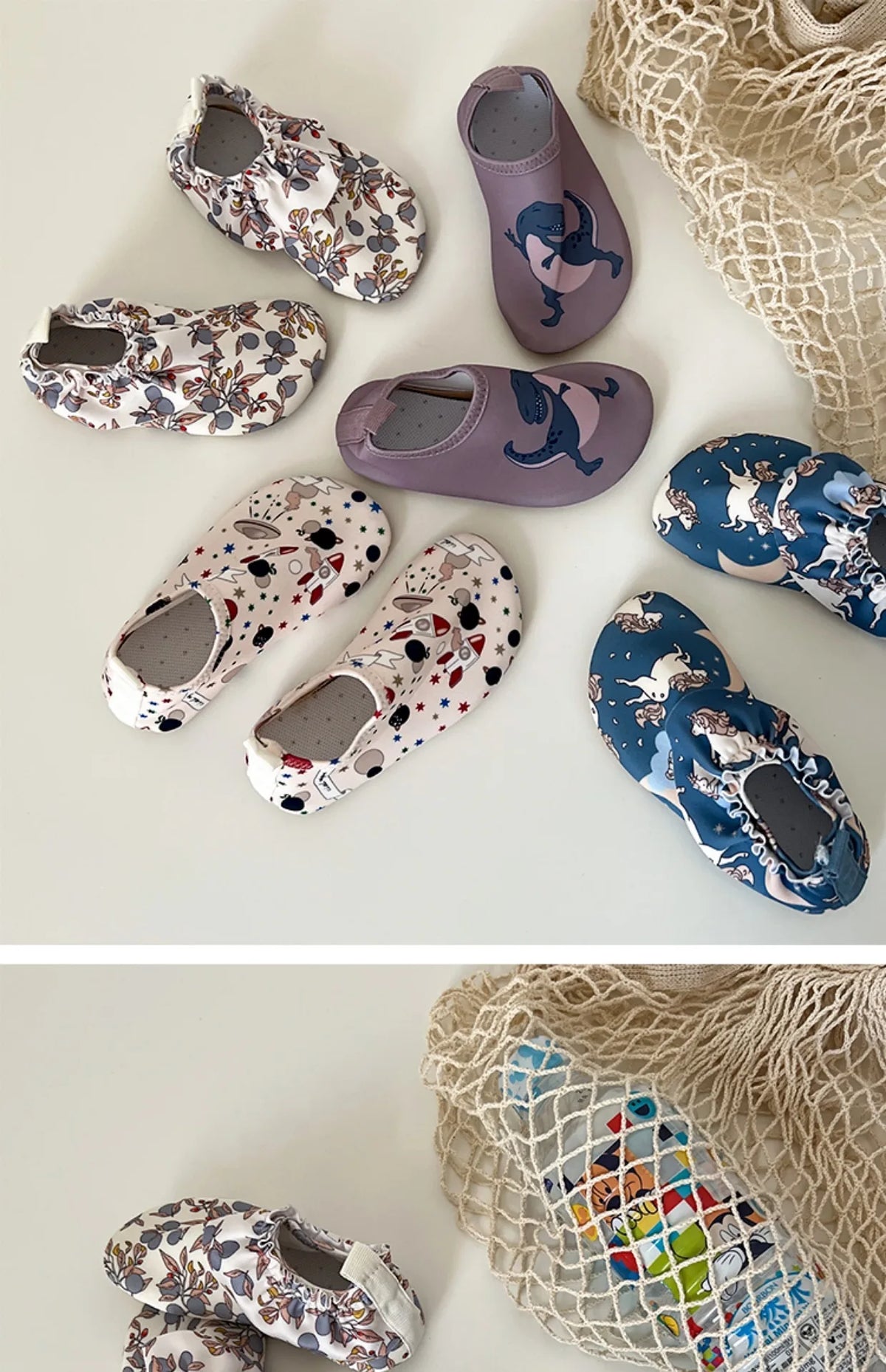 New Baby Boy Girl Beach Shoes KS Children Print Water Sports Sneakers Swimming Aqua Barefoot Shoes Kids Indoor Outdoor Slippers