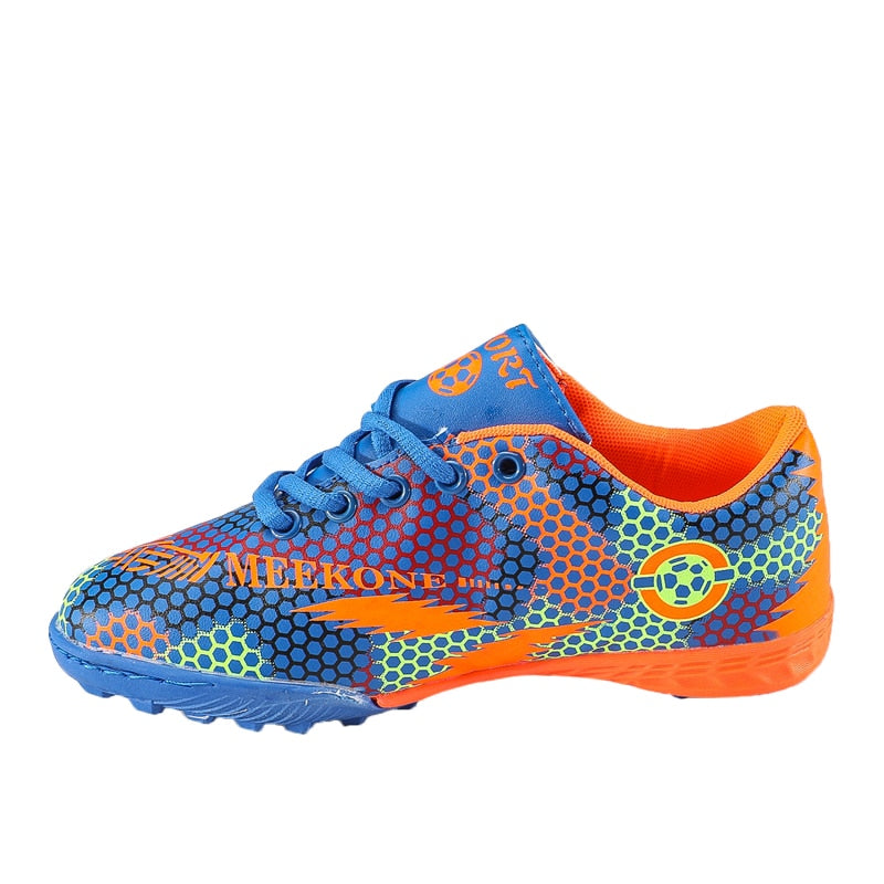 Shoes Wide Flat Orange Blue Boys Girls - GuGuTon