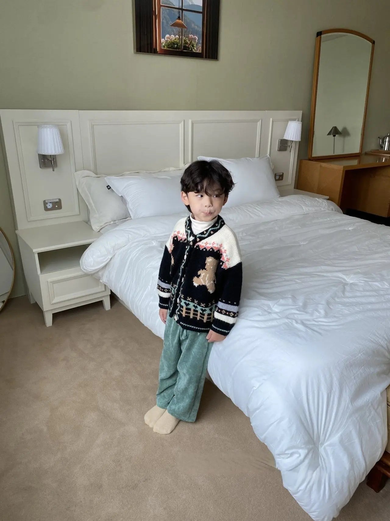 Simon Korean Children Knitted Sweater - GuGuTon baby store - Baby Fashion - Toddlers Outfits - Babies Outfits - Toddler Clothes - Kids Clothing - Newborn Clothes - Newborn Wear - Kids Wear - Trending Clothes - Trending Outfits - Fall Fashion - Winter Fashion - Girls Clothes - Boys Clothes - Babies Wear - Kids Accessories - KidsWear - Summer Clothes - Summer Fashion - Summer Trend - Falls Sweaters - Tops - Bottom - Jeans - Blouse - Dresses - Newborn Dresses - Toys