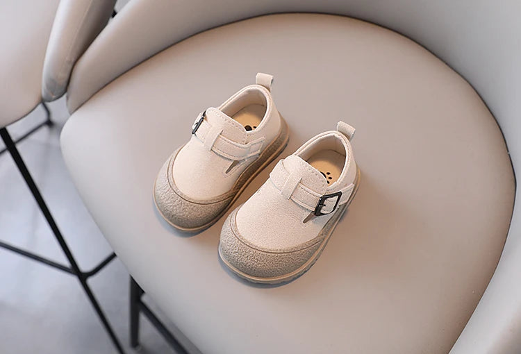 Boys' Boken Shoes Soft Soled Children's Shoes 2025 New Arrivals  0-1 years old Children's Sports Shoes Fashion Retro Bean Shoes