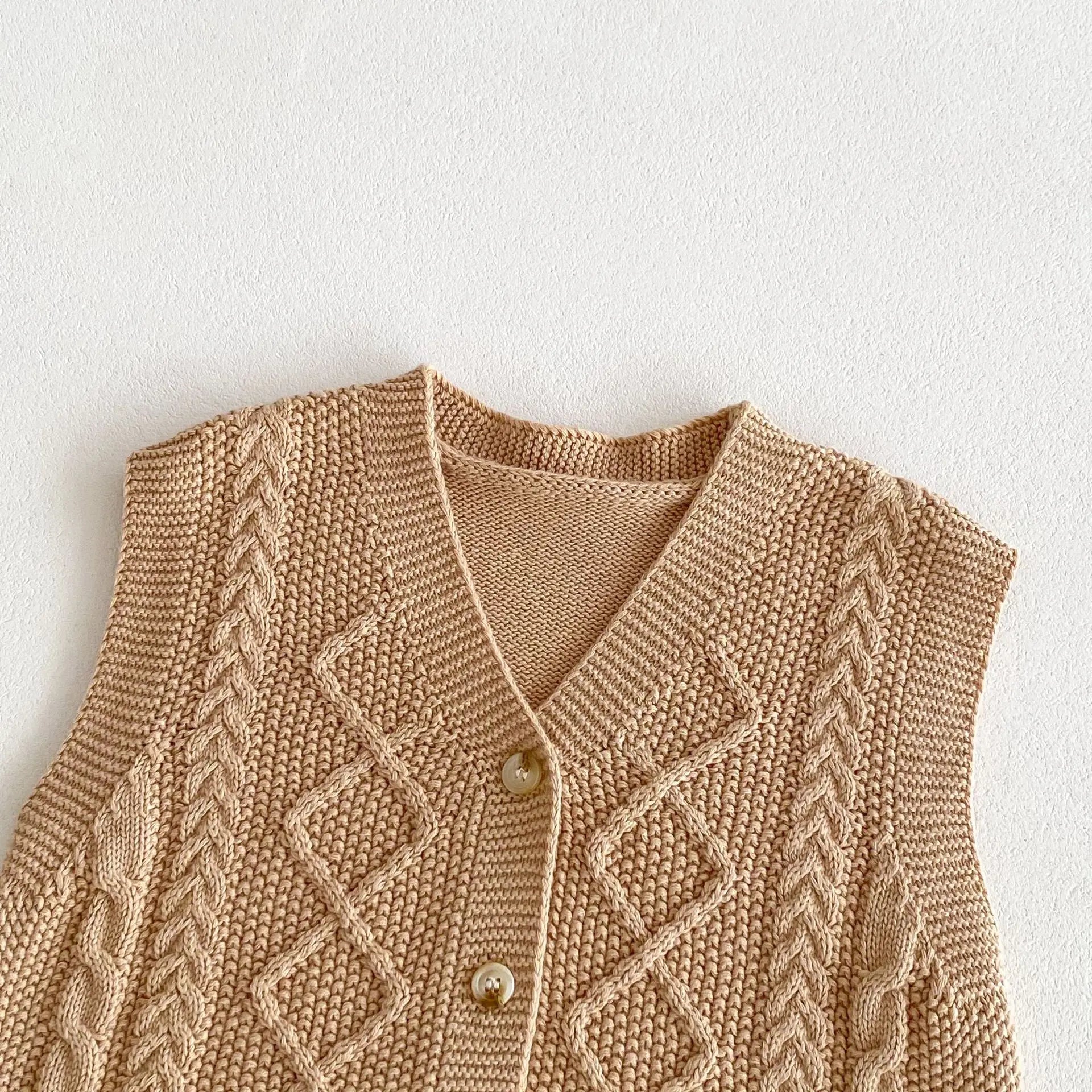 Daniel Knitted Vest Boys Solid Sleeveless Sweater - GuGuTon baby store - Baby Fashion - Toddlers Outfits - Babies Outfits - Toddler Clothes - Kids Clothing - Newborn Clothes - Newborn Wear - Kids Wear - Trending Clothes - Trending Outfits - Fall Fashion - Winter Fashion - Girls Clothes - Boys Clothes - Babies Wear - Kids Accessories - KidsWear - Summer Clothes - Summer Fashion - Summer Trend - Falls Sweaters - Tops - Bottom - Jeans - Blouse - Dresses - Newborn Dresses - Toys