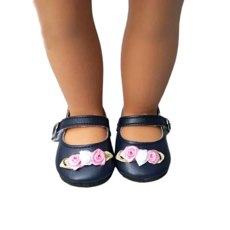 Baby Doll Shoes for 43cm Doll Shoes for 18 Inch Girl Doll Princess Shoes Toy  Accessories